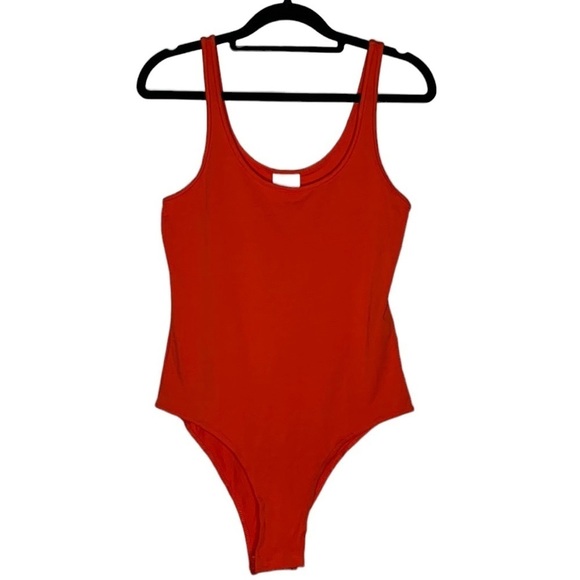 Abound Tops - 𝅺t15 Abound Orange Red Color One Piece Tank Body Suit Size Small
